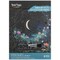 Brea Reese: Scratch Art Paper Pad - Moonlight Garden - 6 Designs, Guided Art, Metallic Accents, Stylus & Brush, Perforated 9x12" Pgs, DIY Adult Craft
